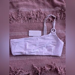 L*Space one shoulder bikini top/ size medium